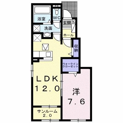 ルミエール・シエルⅡ 102【管理NO：1-028738802-01020】 ★家具家電は申し込み後に搬入します★ ★2026年11月中旬入居可能★の外観画像