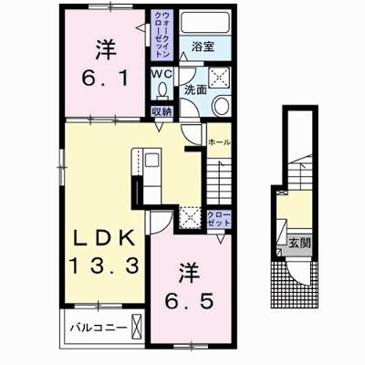 ルミエール・シエルⅠ 201【管理NO：1-028738801-02010】 ★家具家電は申し込み後に搬入します★ ★2026年11月中旬入居可能★の外観画像