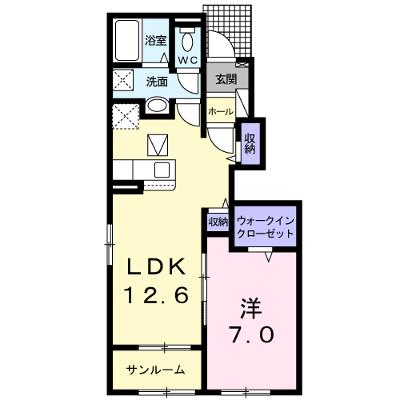 ＰＯＰＯＲＡ　Ⅲ 105【管理NO：1-025618803-01040】 ★家具家電は申し込み後に搬入します 2026年08月中旬入居可能の外観画像