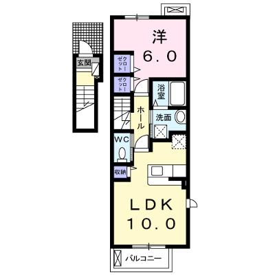 Ｊ・サクレ葛原Ⅰ 201【管理NO：1-021821001-02010】 ★家具家電は申し込み後に搬入します★の外観画像