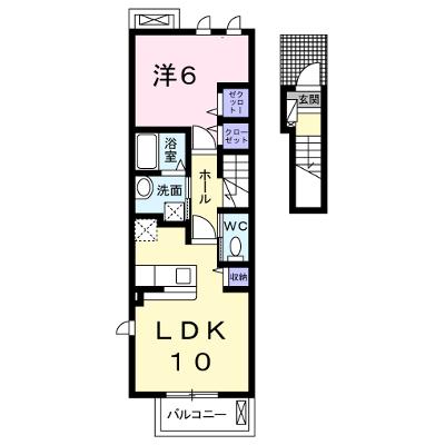 エスペランサ 206【管理NO：1-020688701-02050】 ★家具家電は申し込み後に搬入します★の外観画像