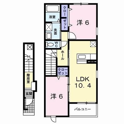 セゾン・クレール 202【管理NO：1-017817301-02020】 ★家具家電は申し込み後に搬入します★の外観画像
