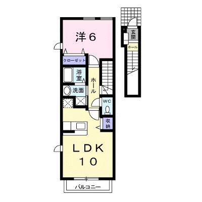 メゾングラースＭ 205【管理NO：1-017320601-02040】 ★家具家電は申し込み後に搬入します★の外観画像