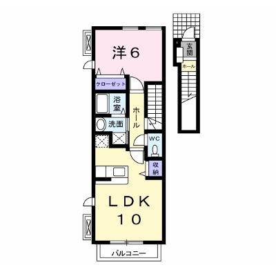 サニーヴィラ　Ａ 205【管理NO：1-016625801-02040】 ★家具家電は申し込み後に搬入します★の外観画像