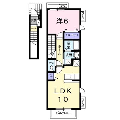 メゾン若園Ａ 201【管理NO：1-014718301-02010】 ★家具家電は申し込み後に搬入しますの外観画像