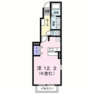 シャン・ド・フルール 101【管理NO：1-014220001-01010】 ★家具家電は申し込み後に搬入します★の外観画像