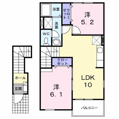 ボヌール美夜古泉Ｂ 203【管理NO：1-014156102-02030】 ★家具家電は申し込み後に搬入します 2026年07月中旬入居可能の外観画像