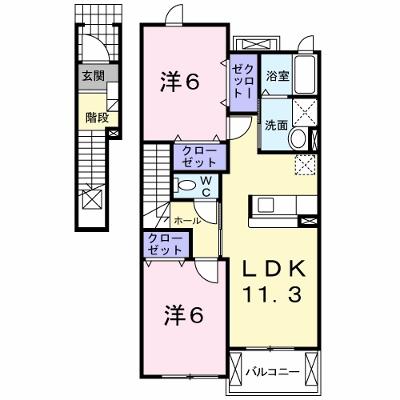 メイブリーズ 203【管理NO：1-013830901-02030】 ★家具家電は申し込み後に搬入します★の外観画像
