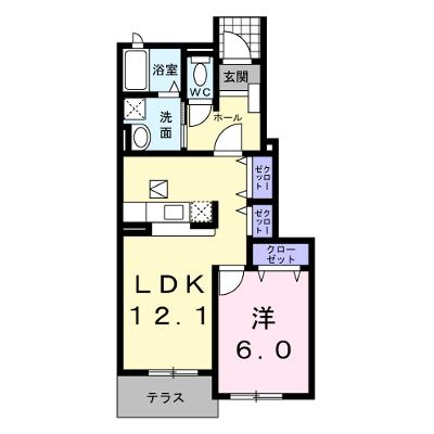 フォレステージⅡ 102【管理NO：1-013744801-01020】 ★家具家電は申し込み後に搬入します★の外観画像
