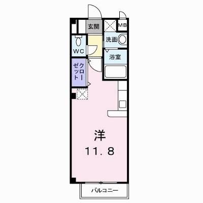 カレント上吉田ⅠＣ 105【管理NO：1-013663903-01040】 ★家具家電は申し込み後に搬入します★の外観画像