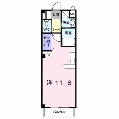 カレント上吉田ⅠＡ 203【管理NO：1-013663901-02030】 ★家具家電は申し込み後に搬入します★の外観画像
