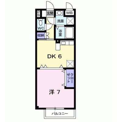 ペンサミエントＡ 202【管理NO：1-012748001-02020】 ★家具家電は申し込み後に搬入します★の外観画像