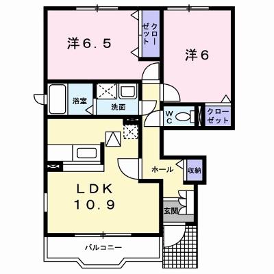 クリスマスローズⅡ 101【管理NO：1-012719601-01010】 ★家具家電は申し込み後に搬入します★の外観画像