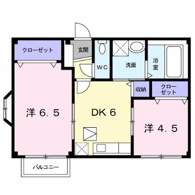 フィオーレ長行西 105【管理NO：1-012227501-01040】 ★家具家電は申し込み後に搬入します★の外観画像