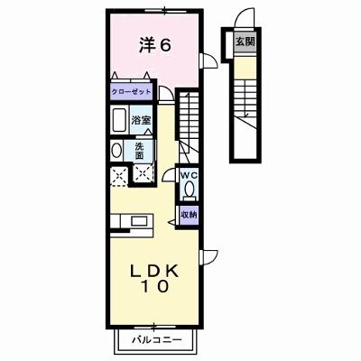 クリスマスローズ 201【管理NO：1-012133801-02010】 ★家具家電は申し込み後に搬入します★の外観画像