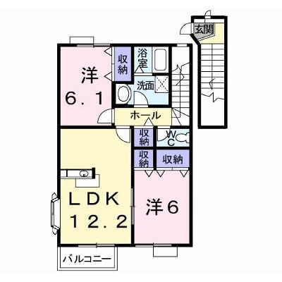 エスポワールハイム　Ｄ 205【管理NO：1-011672501-02040】 ★家具家電は申し込み後に搬入します★の外観画像
