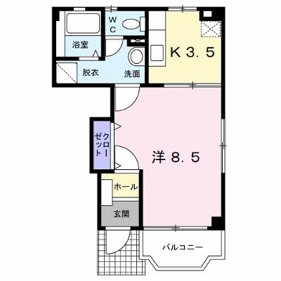 リブェール嵐山 105【管理NO：1-010649601-01040】 ★家具家電は申し込み後に搬入しますの外観画像