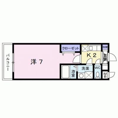嵐山パレス 106【管理NO：1-010467501-01050】 ★家具家電は申し込み後に搬入します★の外観画像