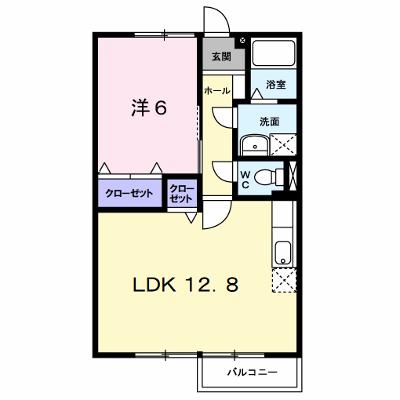 カルフール　黒川　Ｃ 203【管理NO：1-010448901-02030】 ★家具家電は申し込み後に搬入します★の外観画像