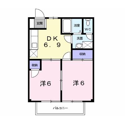 カルム太刀浦 205【管理NO：1-007433301-02040】 ★家具家電は申し込み後に搬入します★の外観画像