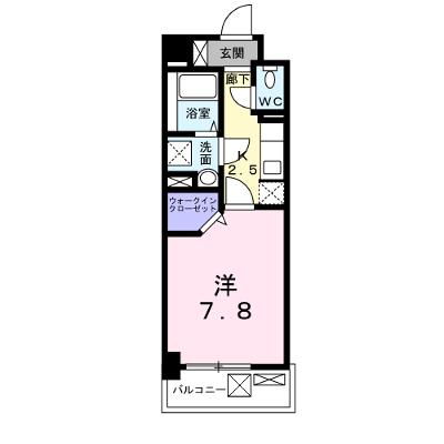 ロータス青山２ 202【管理NO：1-026205602-02020】 ★家具家電は申し込み後に搬入します★の外観画像