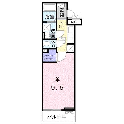 ボヌールＡ 103【管理NO：1-025015101-01030】の外観画像