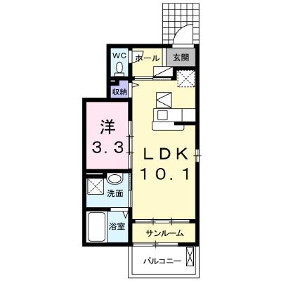 メゾンド・トゥルー 101【管理NO：1-017358901-01010】 ★家具家電は申し込み後に搬入しますの外観画像