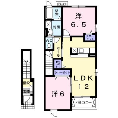 フォルテ二島Ａ 202【管理NO：1-013716101-02020】 ★家具家電は申し込み後に搬入します★の外観画像