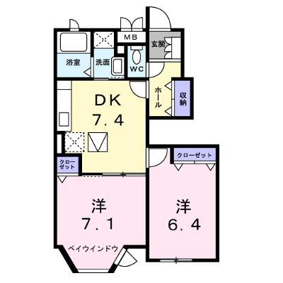 パエーゼ 103【管理NO：1-012974501-01030】 ★家具家電は申し込み後に搬入します★の外観画像