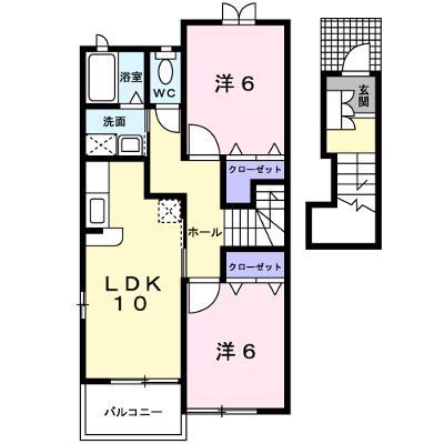 カルム尾崎Ｂ 202【管理NO：1-012862502-02020】の外観画像