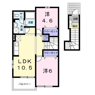 エスポワール吉田Ⅲ 203【管理NO：1-012332501-02030】 ★家具家電は申し込み後に搬入しますの外観画像