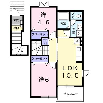 グランシャリオＢ 201【管理NO：1-011749902-02010】 ★家具家電は申し込み後に搬入します★の外観画像