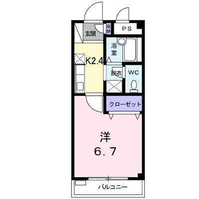 マリッチ三ケ森 101【管理NO：1-007345601-01010】 ★家具家電は申し込み後に搬入します★の外観画像