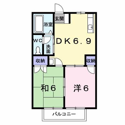 ファミールＡ 102【管理NO：1-005340401-01020】 ★家具家電は申し込み後に搬入しますの外観画像