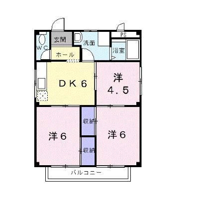 エスポワール萩原 201【管理NO：1-005012001-02010】 ★家具家電は申し込み後に搬入します★の外観画像