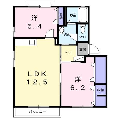 アクシス本城　Ｂ 204【管理NO：1-099448301-02020】 ★家具家電は申し込み後に搬入します★の外観画像