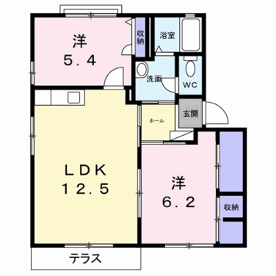 アクシス本城　Ｂ 104【管理NO：1-099448301-01020】 ★家具家電は申し込み後に搬入します★の外観画像