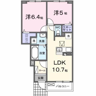 メゾンド・プチ・フルールⅩⅠ 103【管理NO：1-027673101-01030】 ★家具家電は申し込み後に搬入します★の外観画像