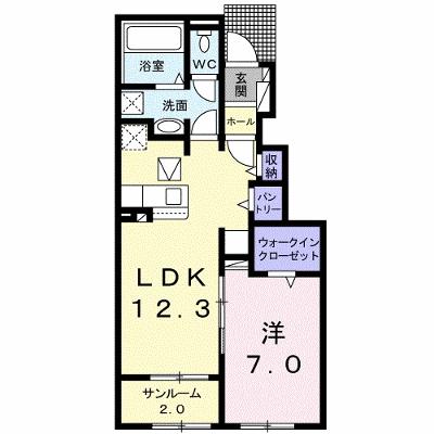 ユーフォリア　ヴィラⅡ 102【管理NO：1-025941702-01020】 ★家具家電は申し込み後に搬入しますの外観画像