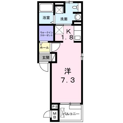 エスティーム・ケイ 202【管理NO：1-022364601-02020】 ★家具家電は申し込み後に搬入します★の外観画像