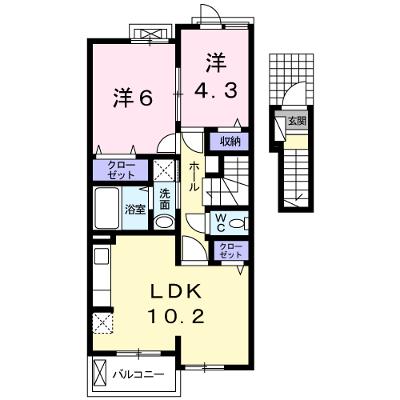 メゾングラースⅤ 203【管理NO：1-021029201-02030】 ★家具家電は申し込み後に搬入します 2026年08月中旬入居可能の外観画像