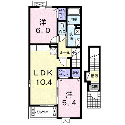 メゾンウィズⅡ 201【管理NO：1-019984502-02010】 ★家具家電は申し込み後に搬入します 2026年07月上旬入居可能の外観画像