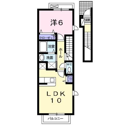 グリーンヒル 201【管理NO：1-018447401-02010】 ★家具家電は申し込み後に搬入します★の外観画像