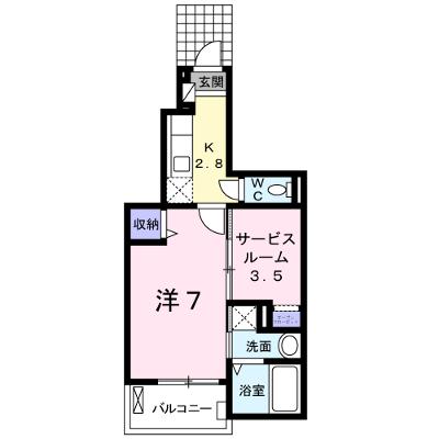 グラース　メゾン 102【管理NO：1-017781601-01020】 ★家具家電は申し込み後に搬入します★の外観画像