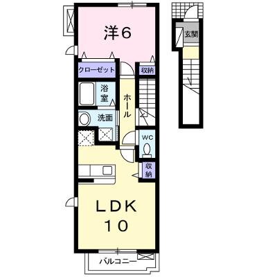 サン・フレイムＹＡＢＥⅡ　Ａ 205【管理NO：1-015508001-02040】の外観画像