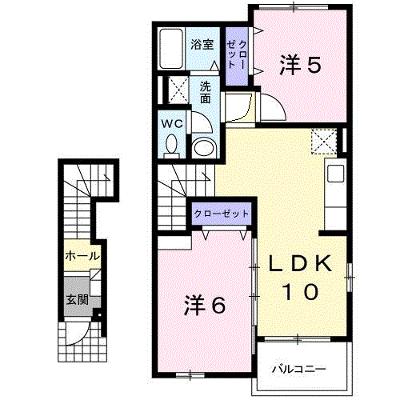フォーリストメゾンⅠ 202【管理NO：1-013920501-02020】 ★家具家電は申し込み後に搬入しますの外観画像