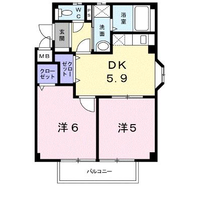 ベルカーサ日吉台 101【管理NO：1-012442301-01010】 ★家具家電は申し込み後に搬入します★の外観画像
