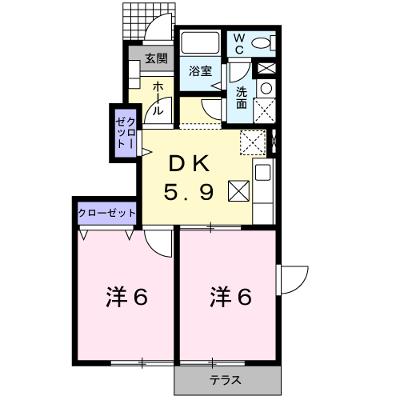 エヴァーグリーンＦ 101【管理NO：1-011706002-01010】の外観画像