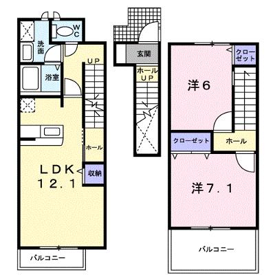 コーストビューひびき 206【管理NO：1-011388201-02050】 ★家具家電は申し込み後に搬入します★の外観画像