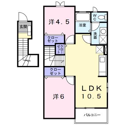 アメニティ 202【管理NO：1-011013101-02020】 ★家具家電は申し込み後に搬入しますの外観画像